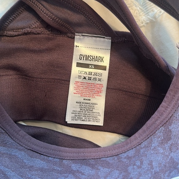 GYMSHARK ADAPT ANIMAL SEAMLESS LEGGINGS BRA SET PURPLE XS - Picture 8 of 8